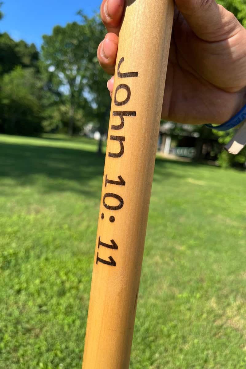 The Good Shepherd, John 10:11 Walking Stick - Hiking Staff