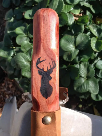 Rugged Terrain Red Cedar Wood Walking Stick Hiking Staff