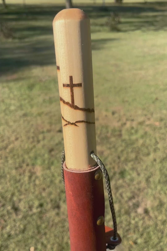 Jeremiah 29:11 Walking Stick — Three Crosses Hiking Staff