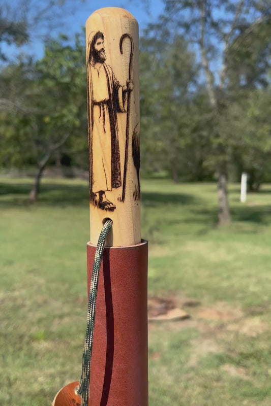 Proverbs 3:5-6 Walking Stick — Trust in the Lord Hiking Staff