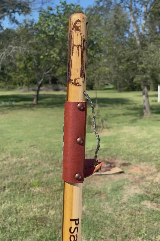 Psalm 23 Walking Stick — The Lord is My Shepherd Hiking Staff