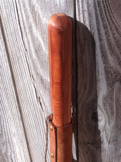 Rugged Terrain Red Cedar Wood Walking Stick Hiking Staff